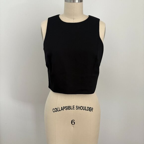 Nicole Miller Tops - Nicole Miller Artelier Black Sleeveless Top Women's Size Small NWT